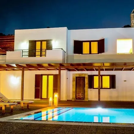 Villa Vlicha Sleeps 6 Pool Air Con Wifi Vlicha (Rhodes)